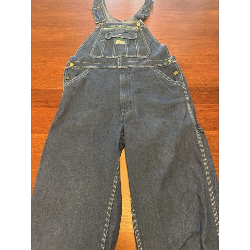 34 X 32 Liberty Overalls Blue Denim - Picture 6 of 12